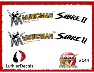 Musicman Sabere 2 Guitar Decal 144